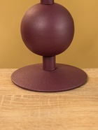 Подсвечник на 1 свечу текстурный «Баклажановый», с 1 сферой, 7.5×7.5×11.5 см - Фото 5