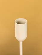 Подсвечник на 1 свечу текстурный «Бежевый», 8×8×25.5 см - фото 52744457