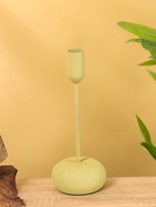 Подсвечник на 1 свечу текстурный «Олива», 8×8×20 см - фото 52744460