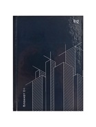 Бизнес-блокнот А6, 64 листа в клетку "Графика. Небоскребы", твердая обложка - Фото 1