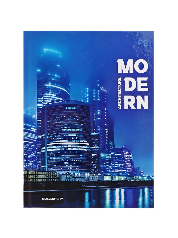 Блокнот А6, 80 листов, в клетку, Modern city, твердая обложка, глянцевая ламинация - Фото 1