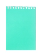 Блокнот BG «Для конференций», А6, 60 листов, в клетку, на гребне, обложка из мелованного картона, бирюзовый - Фото 1