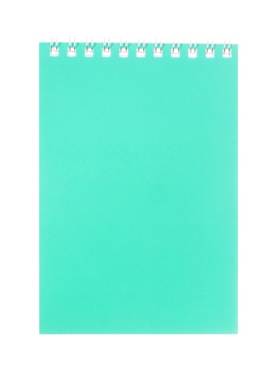 Блокнот BG «Для конференций», А6, 60 листов, в клетку, на гребне, обложка из мелованного картона, бирюзовый