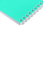 Блокнот BG «Для конференций», А6, 60 листов, в клетку, на гребне, обложка из мелованного картона, бирюзовый - Фото 2