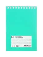 Блокнот BG «Для конференций», А6, 60 листов, в клетку, на гребне, обложка из мелованного картона, бирюзовый - Фото 4