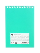 Блокнот BG «Для конференций», А6, 60 листов, в клетку, на гребне, обложка из мелованного картона, бирюзовый, МИКС - Фото 6