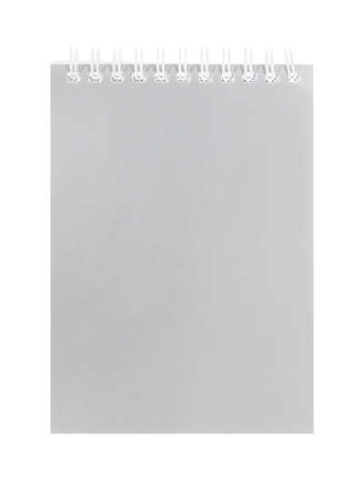 Блокнот BG «Для конференций», А6, 60 листов, на гребне, обложка из мелованного картона, серый