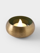 Подсвечник золотой c зелёным покрытием, 8×8×3.5 см - Фото 4