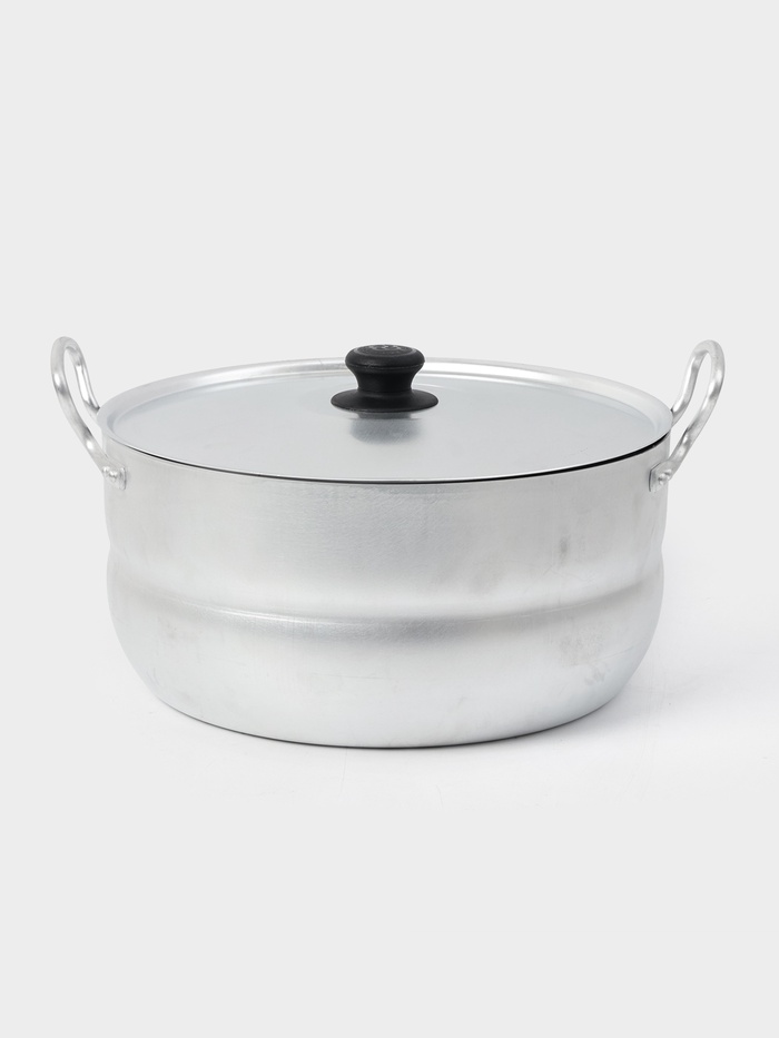 УЦЕНКА Кастрюля, 8 л, полусферическая, серебристая - Фото 1