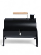 Гриль коптильня, 38×25×35 см, чёрная - Фото 2