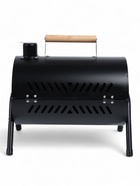 Гриль коптильня, 38×25×35 см, чёрная - Фото 5