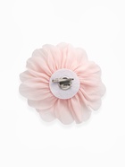 Брошь текстильная «Цветок», розовая - Фото 2