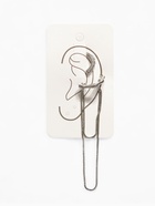 Серьги каффы «Водопад» набор 2 шт. стразы, цвет серебро - фото 50804167