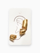 Набор серьги и каффа 3 шт. «Минимализм» тренд, цвет золото - Фото 5