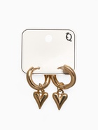 Серьги-трансформеры «Сердце» под гематит, цвет золото - Фото 5