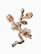 Брошь «Веточка с цветками сакуры», эмаль, цветная в золоте - Фото 3