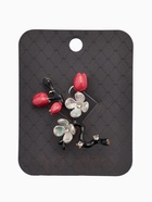 Брошь «Веточка с цветками сакуры», эмаль, цветная в золоте - Фото 6