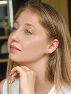 Серьги QF «Нежное сердце», набор 3 пары, цвет золото - Фото 3
