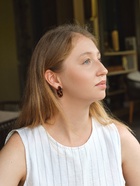 Набор серьги «Леопард» сердце, 3 пары, цветной в золоте - фото 809108934