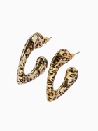 Серьги QF «Леопард», набор 3 пары, цветной в золоте - фото 50804293