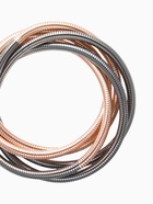 Браслет трансформируется в кулон «Обруч», d=8-24 см, металл, цвет золото, серебро - Фото 5