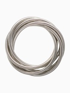 Браслет трансформируется в кулон «Обруч», d=8-24 см, металл, цвет серебро - Фото 3