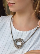 Браслет трансформируется в кулон «Обруч», металл, цвет серебро - Фото 7