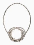 Браслет трансформируется в кулон «Обруч», металл, цвет серебро - Фото 3