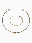 Набор 2 предмета: чокер, браслет «Обруч» узел, цвет золото - Фото 2