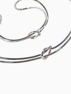 Набор 2 предмета: чокер, браслет «Обруч» узел, цвет серебро - Фото 4