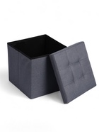 Пуф – короб складной «Клик Мебель», с ящиком, 380×380×380 мм, рогожка, цвет серый - Фото 7