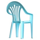 Детский стульчик, высота до сиденья 27,5 см, цвет голубой - Фото 3