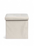 Пуф – короб складной «Клик Мебель», с ящиком, 380×380×380 мм, велюр, цвет бежевый - Фото 6