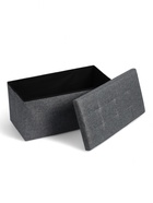 Пуф – короб складной «Клик Мебель», с ящиком, 760×360×380 мм, рогожка, цвет серый - Фото 7