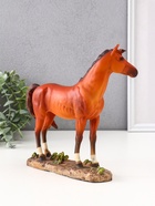 Фигурка полистоун «Гнедая лошадь в кузне», 21×5.5×20 см - фото 54003345