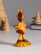 Фигурка полистоун «Коник на монетах с мешком золота», 4?3.6?9 см (комплект 2 шт) - фото 50804394