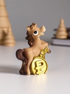 Фигурка полистоун «Лошадка с монетой - рубль», 6.5?2.6?7 см (комплект 2 шт) - фото 50804402