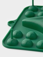 Форма для выпечки новогодняя Доляна «Ёлка с шарами», 21.5×14×2.5 см, силикон, зелёная - Фото 4