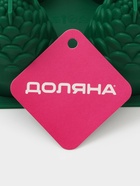 Форма для выпечки новогодняя Доляна «Шишки», 8 ячеек (4×5.5×6.7 см), 29.8×17.3×7.5 см, силикон, зелёная - фото 6587685