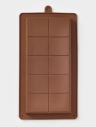 Форма для дубайского шоколада Доляна «Классика», 25.5×13.5×2.5 см, силикон, коричневая - Фото 2