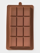 Форма для дубайского шоколада Доляна «Плитка», 25.5×15×2.5 см, силикон, коричневая - Фото 2