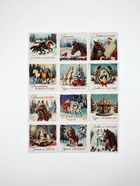 Магниты новогодние «Винтаж», набор 12 шт., полимер  (артикул 10861167)  большой выбор товаров оптом и в розницу по низким ценам с доставкой