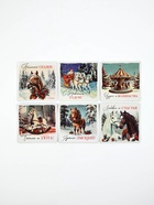 Магниты новогодние «Винтаж», набор 12 шт., полимер  (артикул 10861167)  большой выбор товаров оптом и в розницу по низким ценам с доставкой