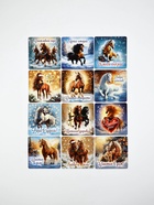 Набор магнитов полимер новогодних «Милые Лошадки» 7×7 см 12 шт. - Фото 2