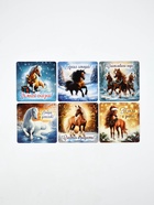 Набор магнитов полимер новогодних «Милые Лошадки» 7×7 см 12 шт. - Фото 3