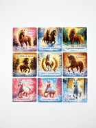 Магниты новогодние «Лошадь», 7×7 см, набор 36 шт., полимер - фото 122241351