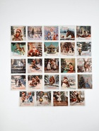 Набор магнитов новогодних «Винтаж» полимер 24 шт. - фото 59843184