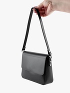 Ручка для сумки, с карабинами, 60±1 см, 1.8 см, чёрная - Фото 7