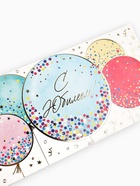 Конверт для денег «С Юбилеем!», шары, тиснение, 16.5 х 8 см (комплект 10 шт) - фото 52105398