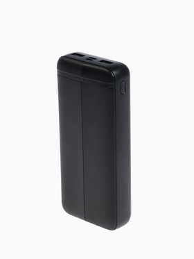 Внешний аккумулятор PB-04, 20000 мАч, 2 USB, 2 А, индикация, чёрный